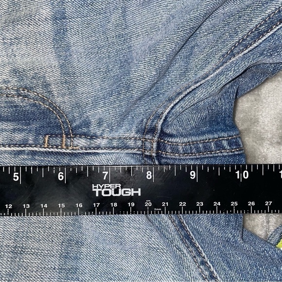 Zumies Ninth Hall Rogue Reflective Side Fluorescent Stripe Skinny Jeans Size 28 - Picture 7 of 8